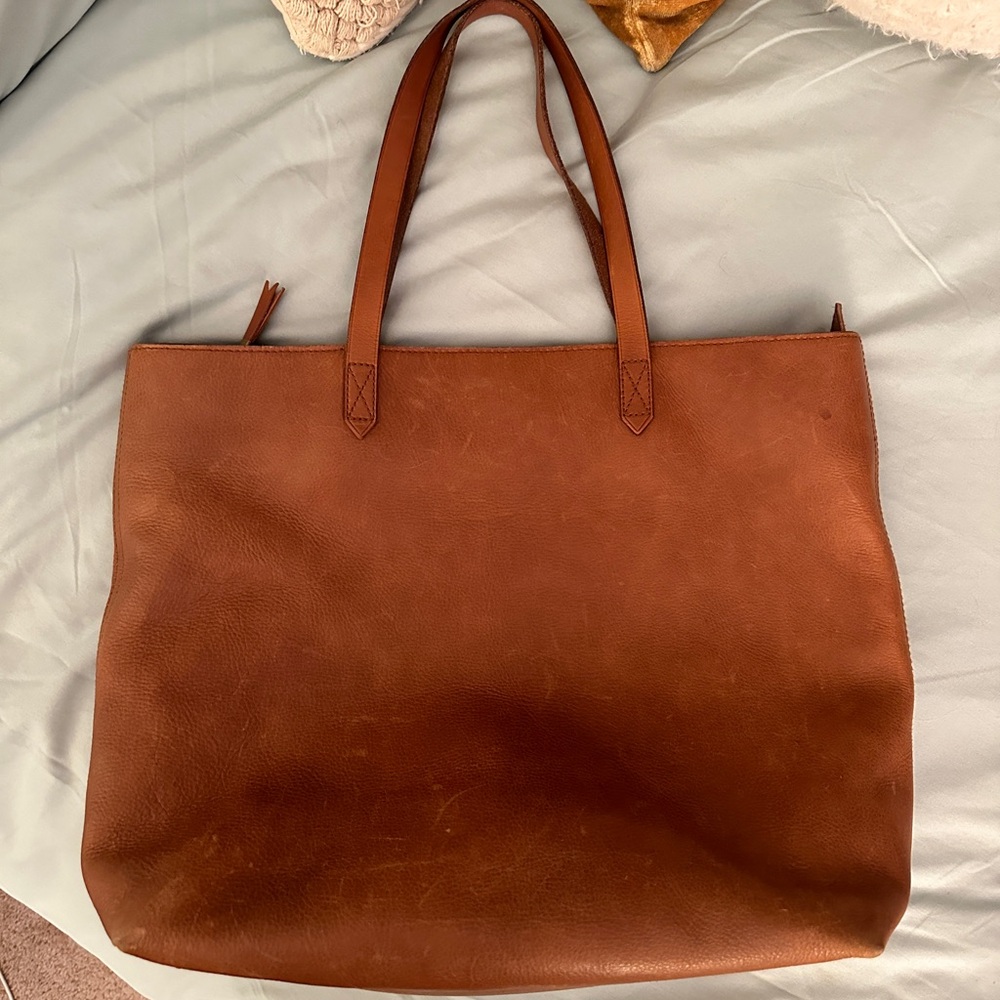 Madewell Transport Tote Real Leather